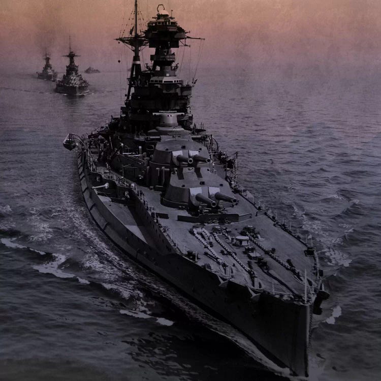 WWII Era Destroyer Fleet II by iCanvas wall art