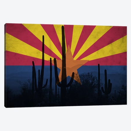 Arizona (Cacti) Canvas Print #FLG543} by 5by5collective Canvas Print