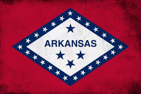 Arkansas: Arkansas by iCanvas