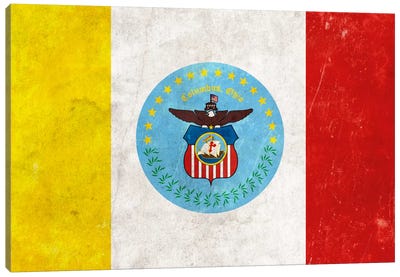 Columbus, Ohio I Canvas Art Print - Flags Collection