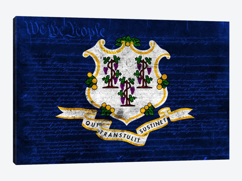 Connecticut (U.S. Constitution) by iCanvas 1-piece Art Print