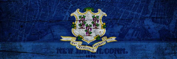 New Haven: Connecticut (New Haven, 1879) by iCanvas