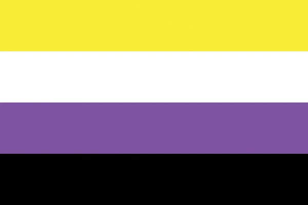 LGBTQ: Non-Binary Pride Flag by 5by5collective