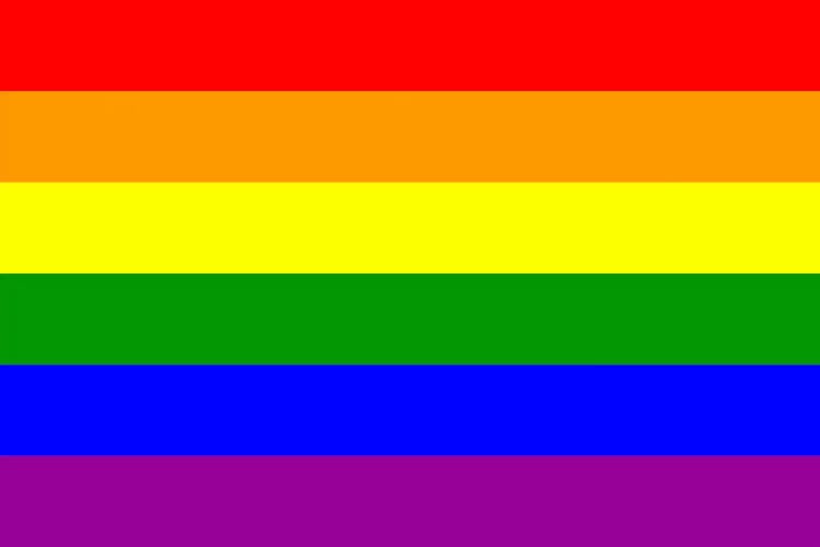 LGBT Rainbow Flag by iCanvas wall art