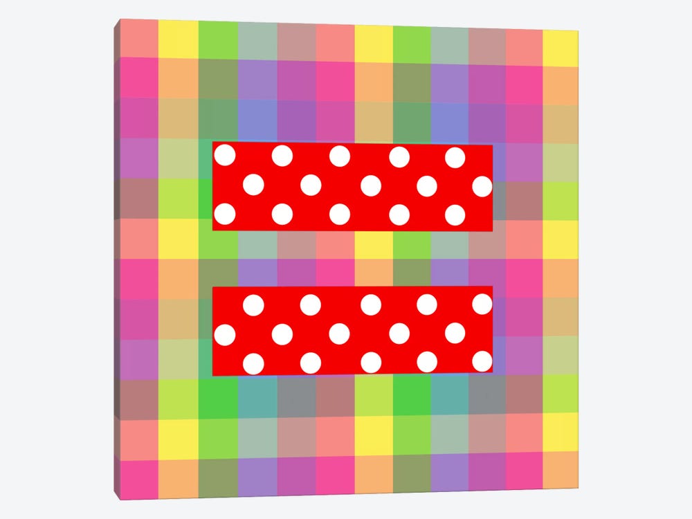 LGBT Human Rights & Equality Flag (Polka Dots) IV by iCanvas 1-piece Canvas Wall Art