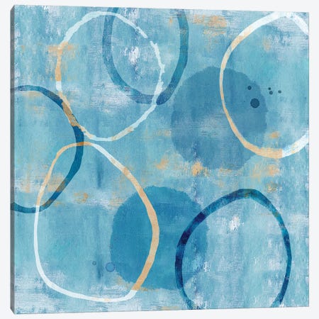 Floating Blue I Canvas Print #FLK102} by Flora Kouta Canvas Art Print