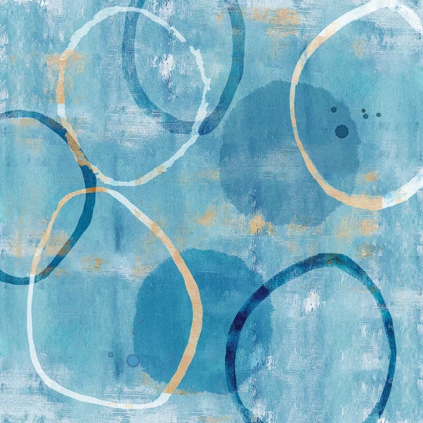 Flora Kouta: Floating Blue I by Flora Kouta