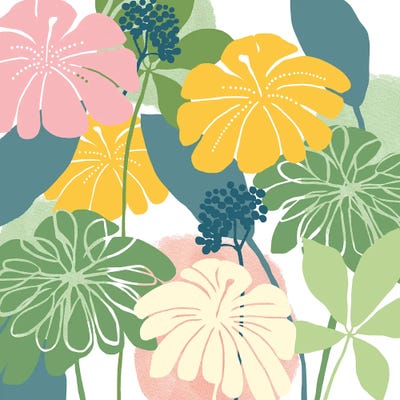 Flower Burst I by Flora Kouta canvas print