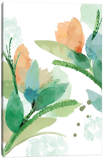 Spring Burst II Canvas Art Print - Floral & Botanical Patterns