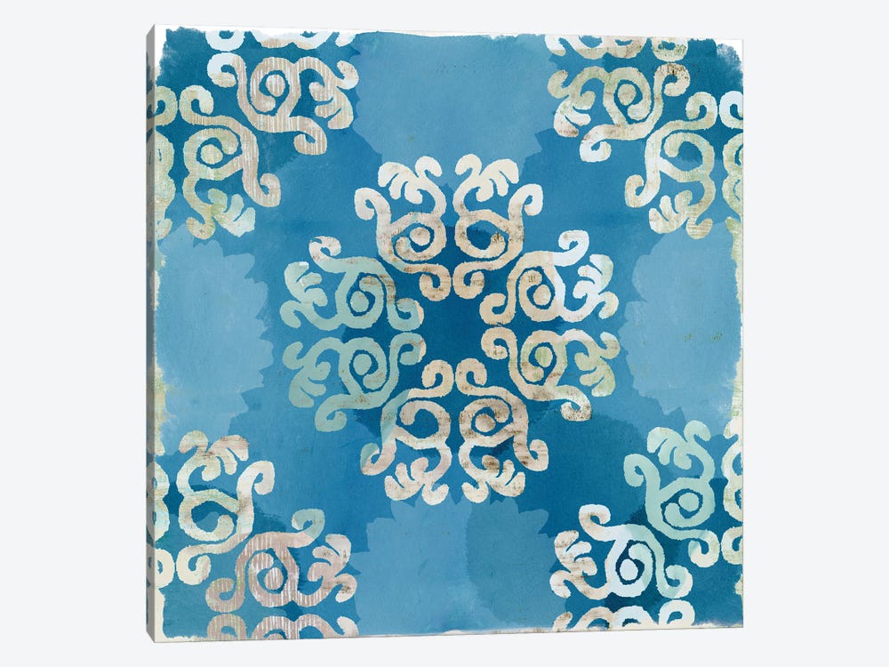 Royal Blue Tile I by Flora Kouta 1-piece Art Print