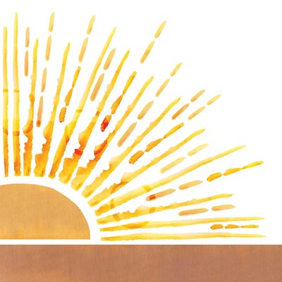 Sunkissed VI by Flora Kouta framed wall art