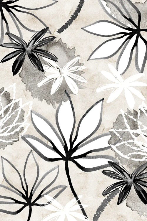 Monochrome Flowers I