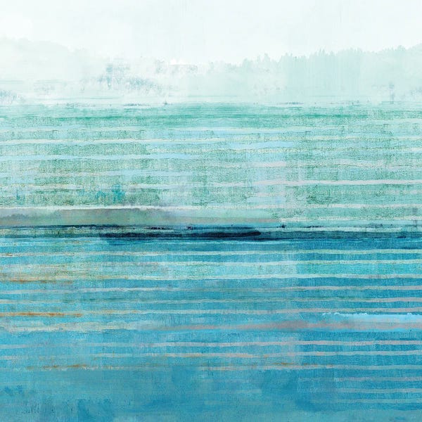 Large Coastal Art - Canvas Prints: Ocean Daydream II by Flora Kouta