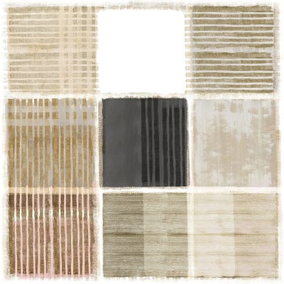 Natural Patchwork I by Flora Kouta multi panel art