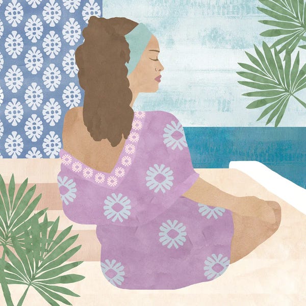 Flora Kouta: Mediterranean Holiday III by Flora Kouta