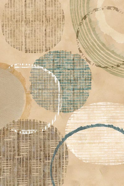 Woven Baskets I by Flora Kouta framed wall art