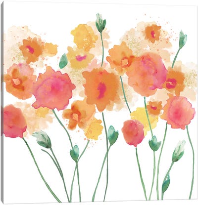 Flower Melody I Canvas Art Print - Flora Kouta