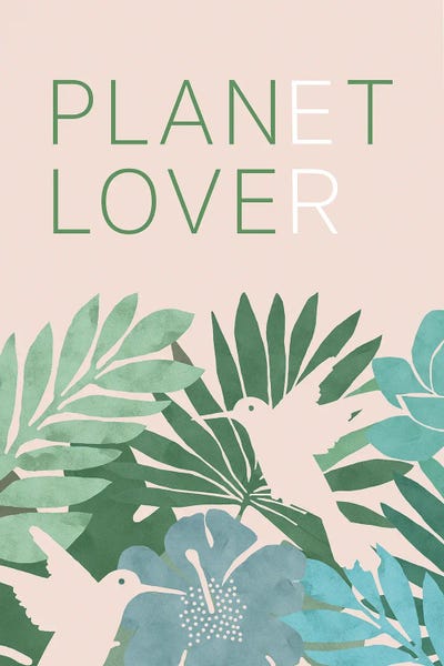 Love Our Planet I by Flora Kouta art print