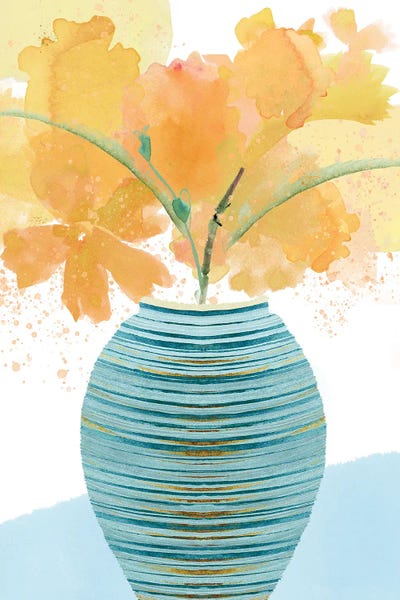 Flora Kouta: Vibrant Still Life I by Flora Kouta