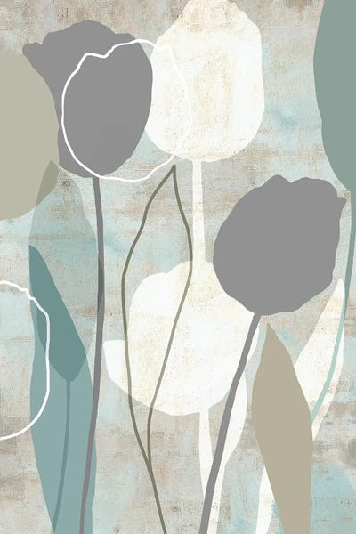 Flora Kouta: Sea Mist Floral II by Flora Kouta