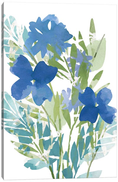 Blue Poppies I Canvas Art Print - Flora Kouta