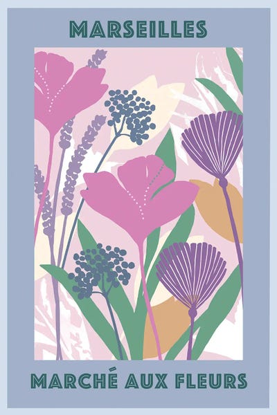 Flower Market III by Flora Kouta canvas print