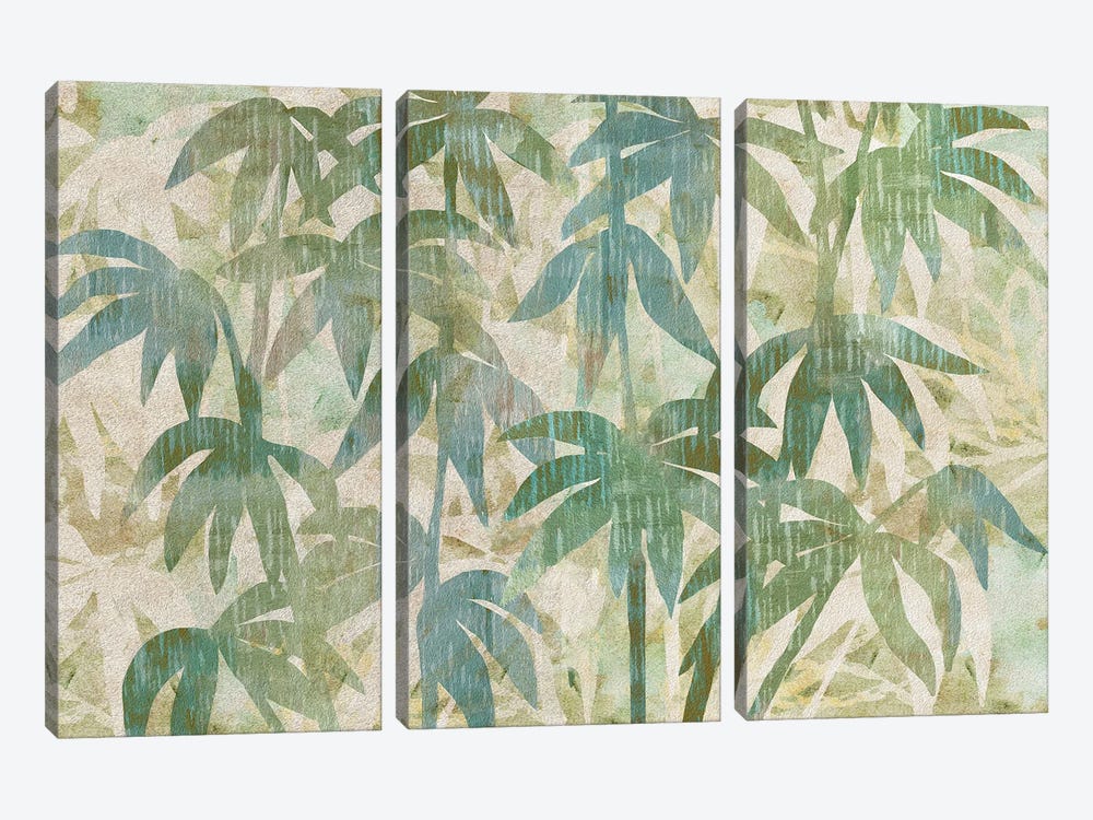 Bamboo In The Rain I by Flora Kouta 3-piece Art Print