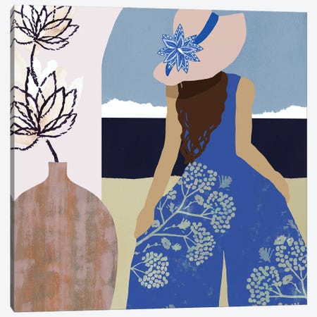 Sweet Jasmine I Canvas Print #FLK26} by Flora Kouta Canvas Art Print