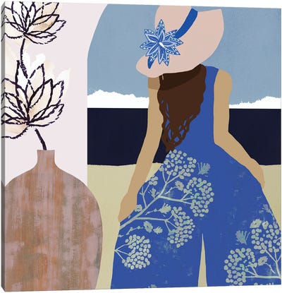 Sweet Jasmine I Canvas Art Print - Flora Kouta