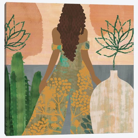Sweet Jasmine II Canvas Print #FLK27} by Flora Kouta Art Print
