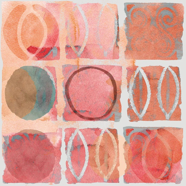 Terra Rosa IV by Flora Kouta canvas print