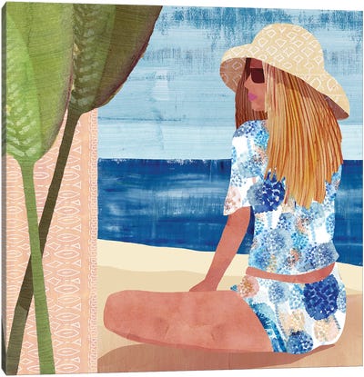 Formentera II Canvas Art Print - Women's Swimsuit & Bikini Art