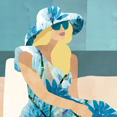 Las Salinas I by Flora Kouta multi panel art