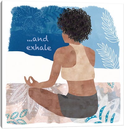 Yoga Time II Canvas Art Print - Zen Master