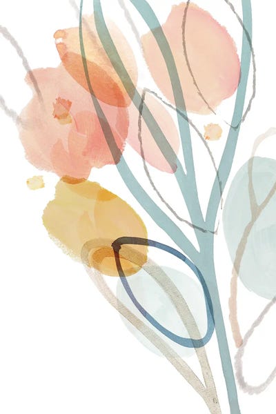 Angeline I by Flora Kouta multi panel art