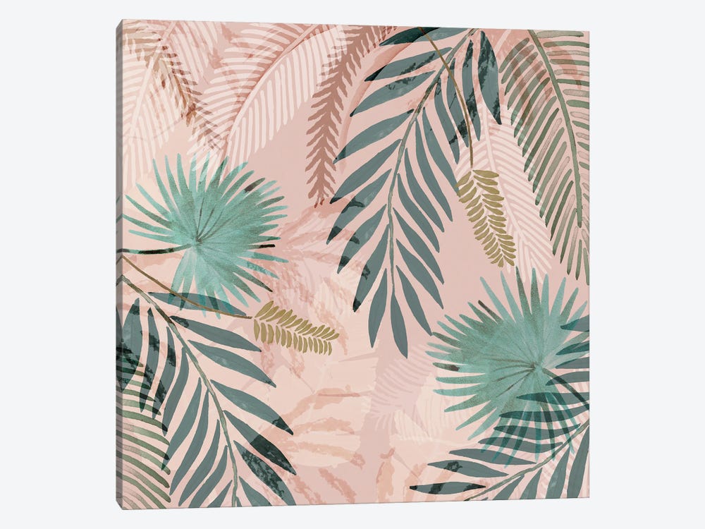 Vintage Palms I by Flora Kouta 1-piece Canvas Print