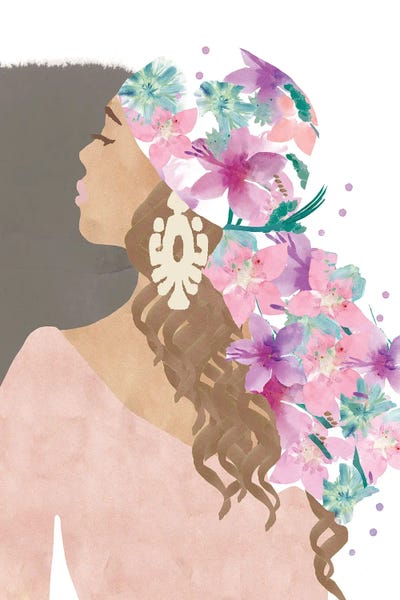 Georgia In Bloom by Flora Kouta framed wall art