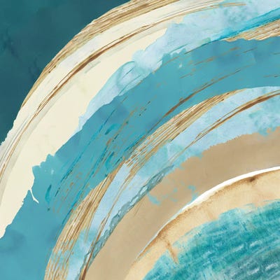 Making Waves I by Flora Kouta multi panel art