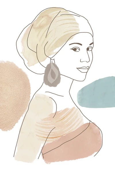 Mariam by Flora Kouta multi panel art