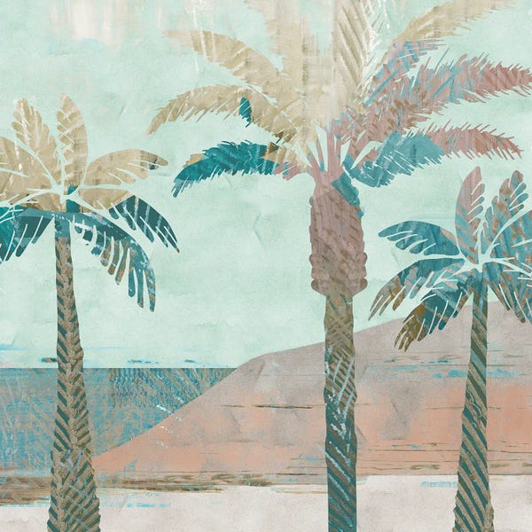 Flora Kouta: Retro Palms III by Flora Kouta