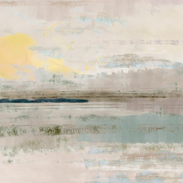 Minimalist Paintings: Silver Lining I by Flora Kouta