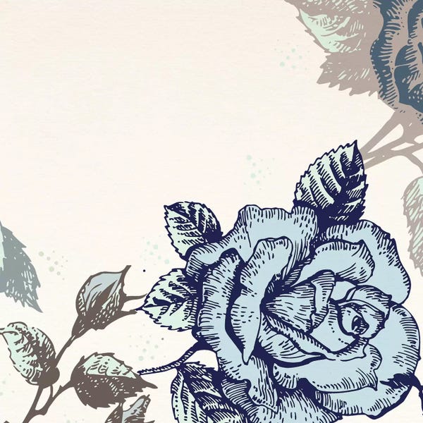 Roses (Brown&Blue)
