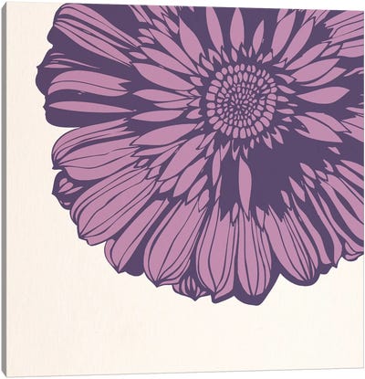 Flower (Pink) Canvas Art Print