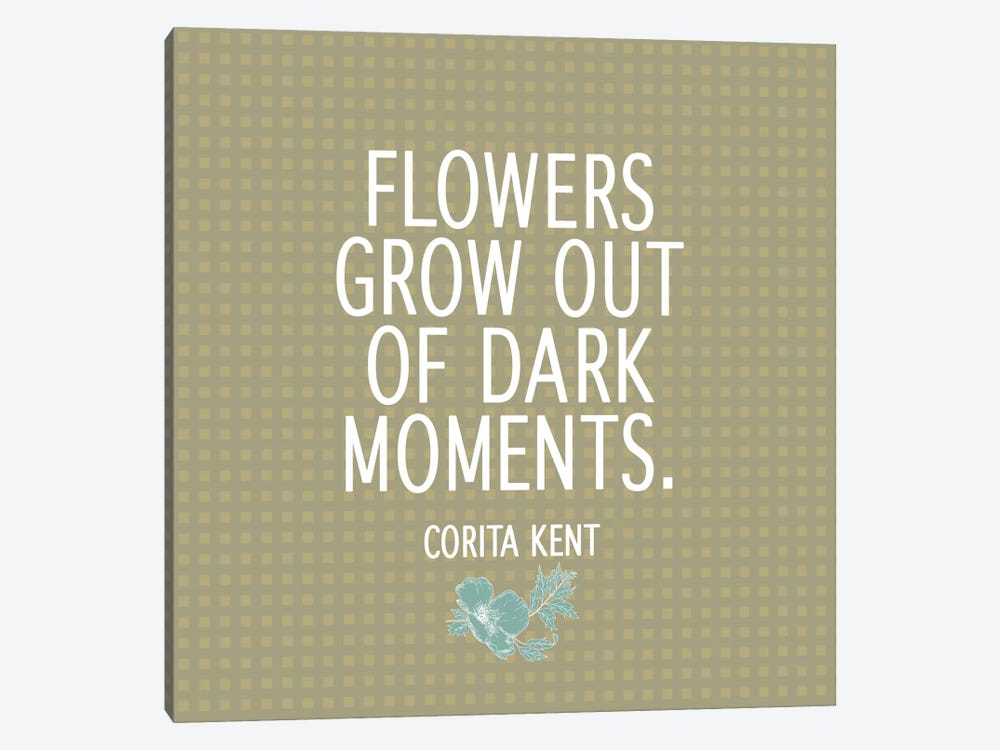 Flowers & Dark Moments by 5by5collective 1-piece Canvas Wall Art
