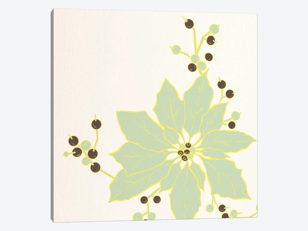 Flower & Berries by 5by5collective 1-piece Canvas Wall Art