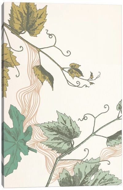 Sprigs & Ornaments Canvas Art Print - Leaf Art