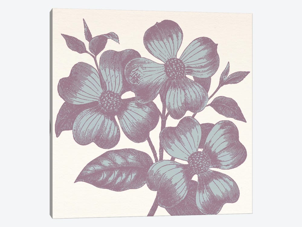 Violets by 5by5collective 1-piece Canvas Wall Art