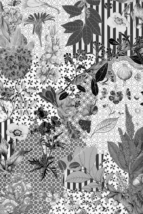 Flower Pattern (Black&White)