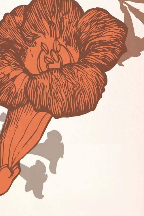 Red Flower by 5by5collective wall art