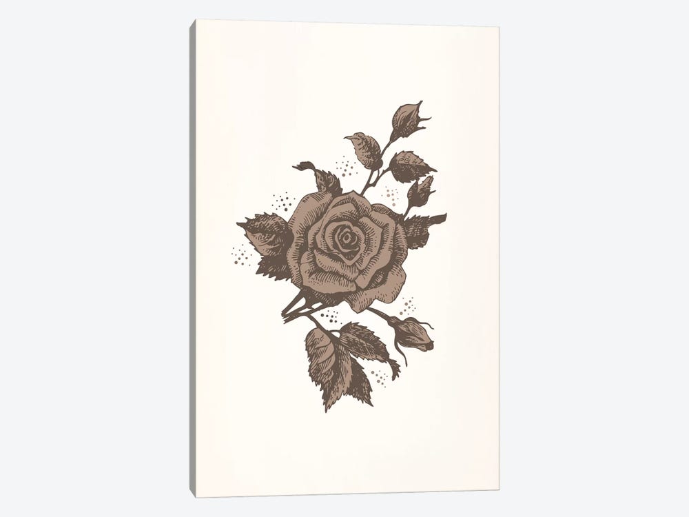 Brown Rose by 5by5collective 1-piece Canvas Artwork